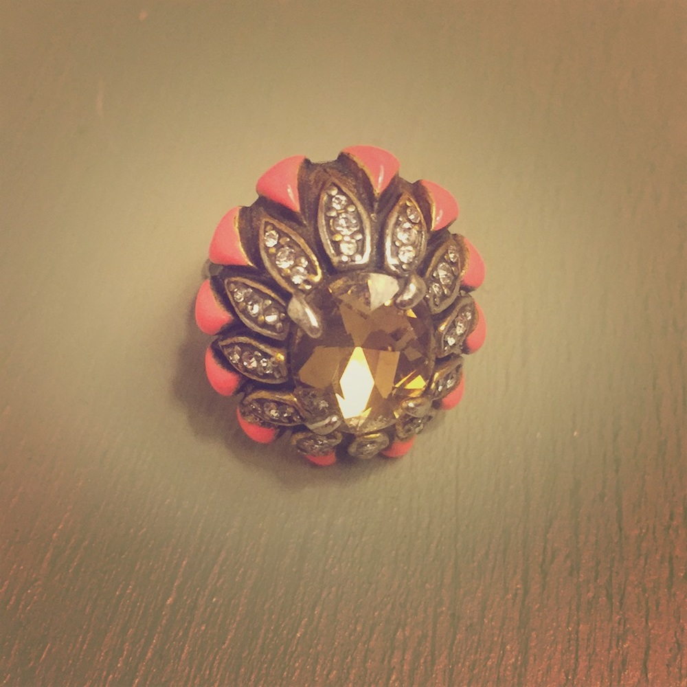 Stella and Dot cocktail ring. Adjustable